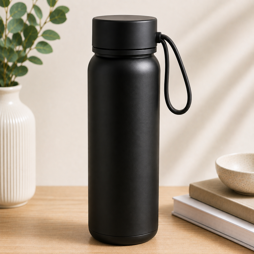 Botella Térmica Negra 1 L