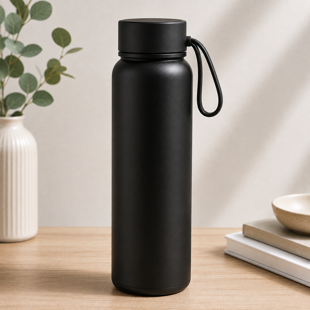 Botella Térmica Negra 750 ml
