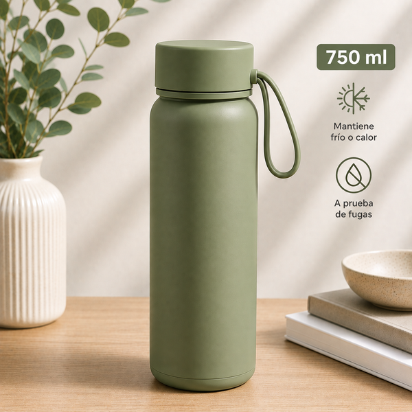 Botella Térmica Verde 750 ml